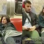 Elle est tellement en manque, qu’elle se met à se toucher en fixant un gars dans le métro